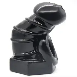 Latest Soft TPR Male Penis Shrink Ring Sheath Cock Cage Chastity Belt Device Adult Bondage BDSM Product Men Sex Toy 3 Color A352