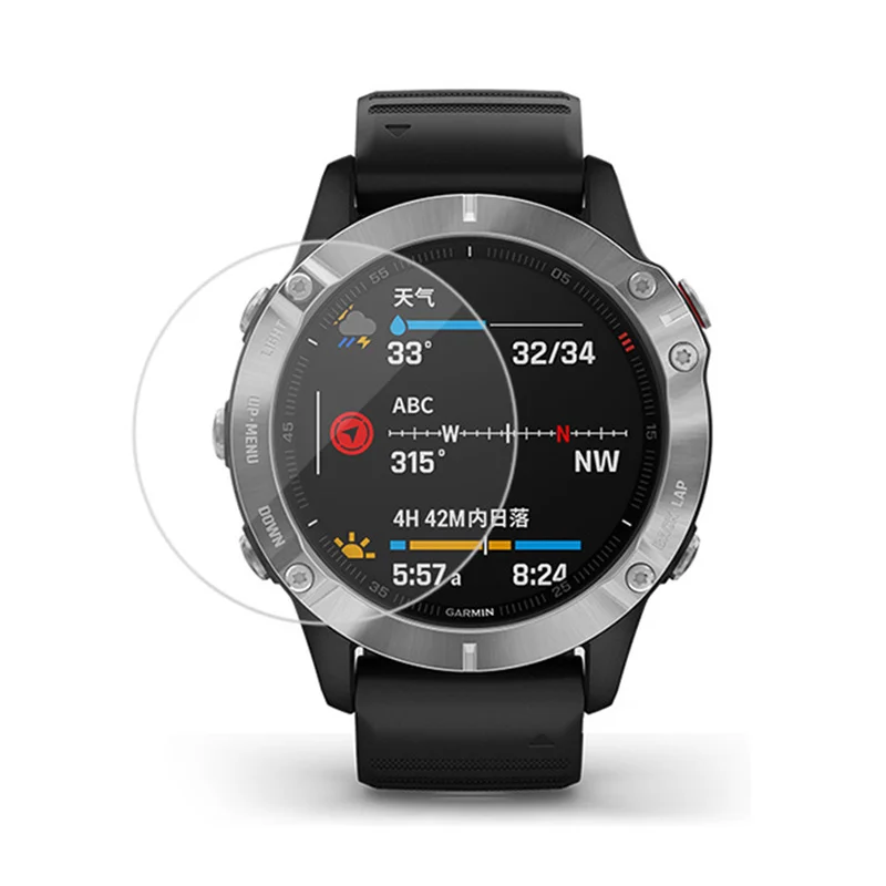 Защитное закаленное стекло для Garmin Fenix 5 5S Plus 6S 6X6 Pro, Ультрапрозрачная пленка, защитная пленка премиум-класса для часов