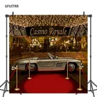 GFUITRR казино Royal 007 фоны для фотосъемки красный ковер золотой автомобиль Джеймс Бонд Фото фоны
