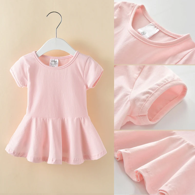 

Korean Summer Baby New Girls Fashion Infantile Dresses Cotton Children's Clothes Kids Clothing Princess Cute Dress For1-14t Kids