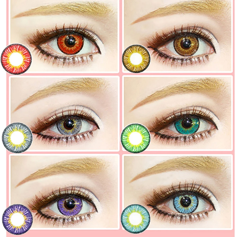 2 шт./1 пара многоцветные инструменты для макияжа глаз косплей большие глаза