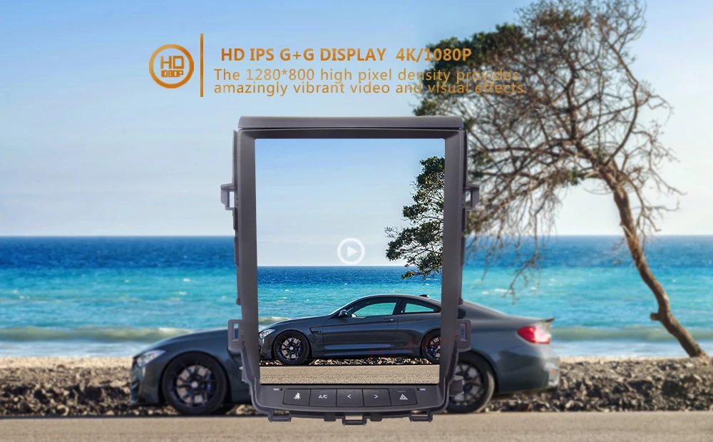 KiriNavi вертикальный экран Tesla стиль 12,1 ''Android 7,1 автомобильный DVD мультимедийный плеер для Toyota Alphard радио Automotivo 2007-2013