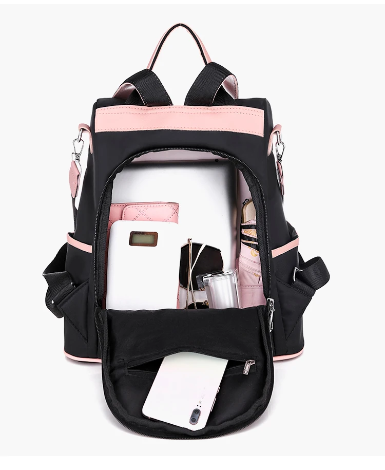 Корейский Повседневный Рюкзак для девочек рюкзак из ткани Оксфорд модная сумка