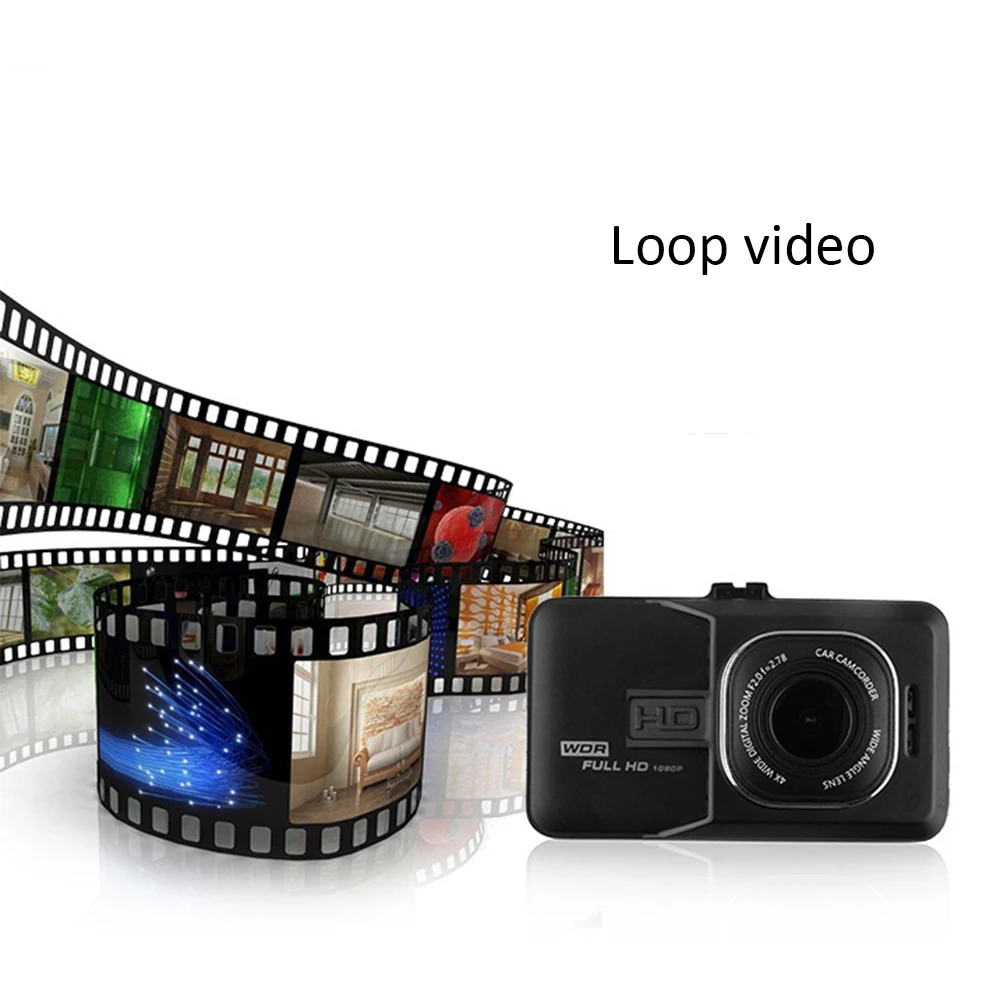 

3.0 Inch Full HD 1080P Video Recorder Dash Cam View Mirror Car Camera DVR Car Video Camcorder