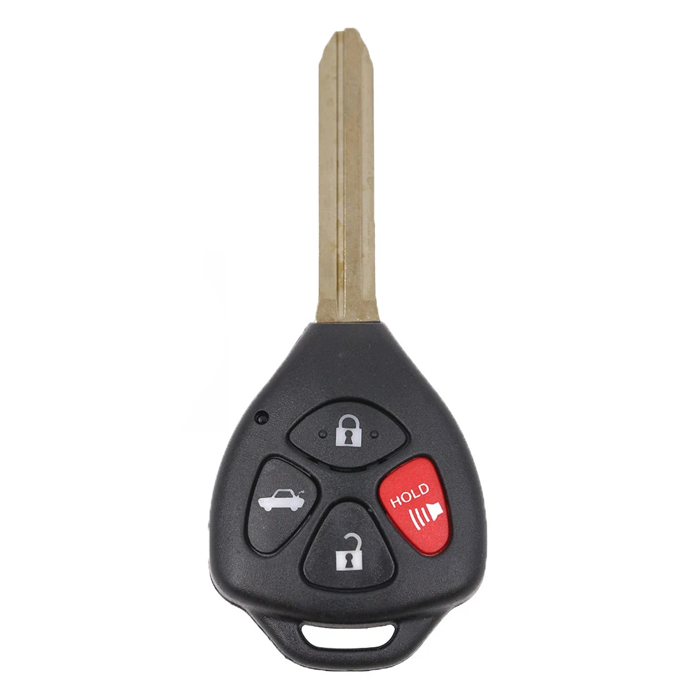 Keyecu-llave de coche remota de repuesto, 4 botones, Chip G de 315MHz, Fob, para Toyota Corolla 2010, 2011, 2012, 2013