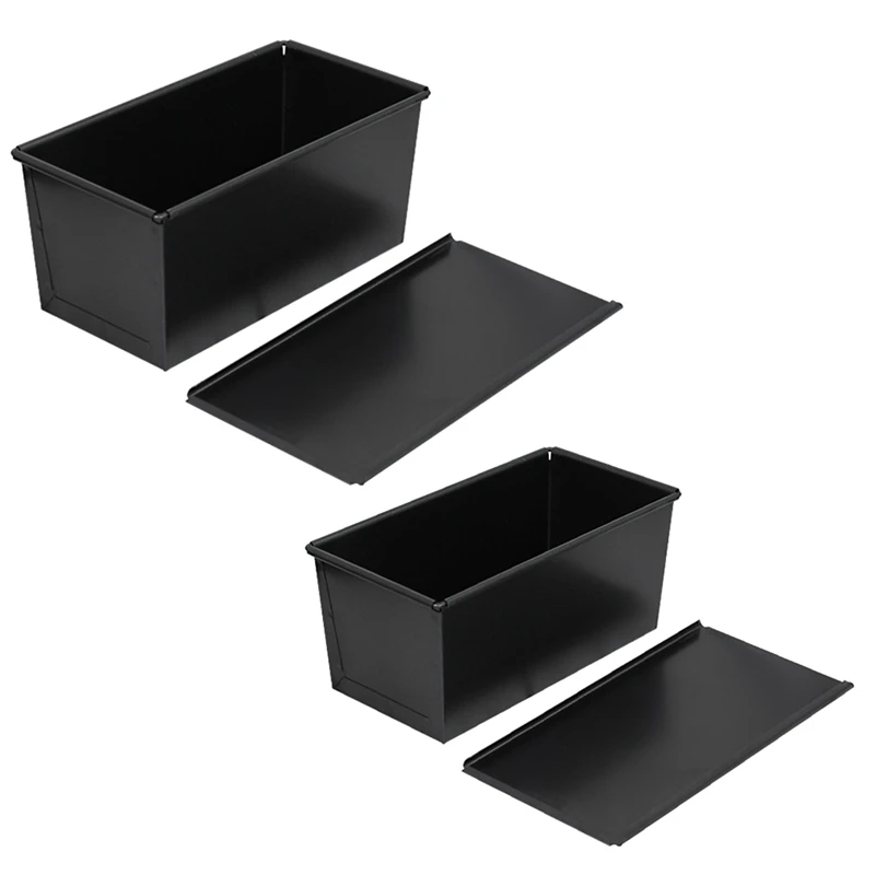 

Carbon Steel Bread Loaf Pan with Cover Bread Toast Mold Lid Heavy Duty Professional Bread Maker Pan