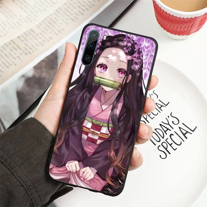 

Demon Slayer Anime Kimetsu No Yaiba Phone Case For Huawei P20 P30 P40 lite Pro P Smart 2019