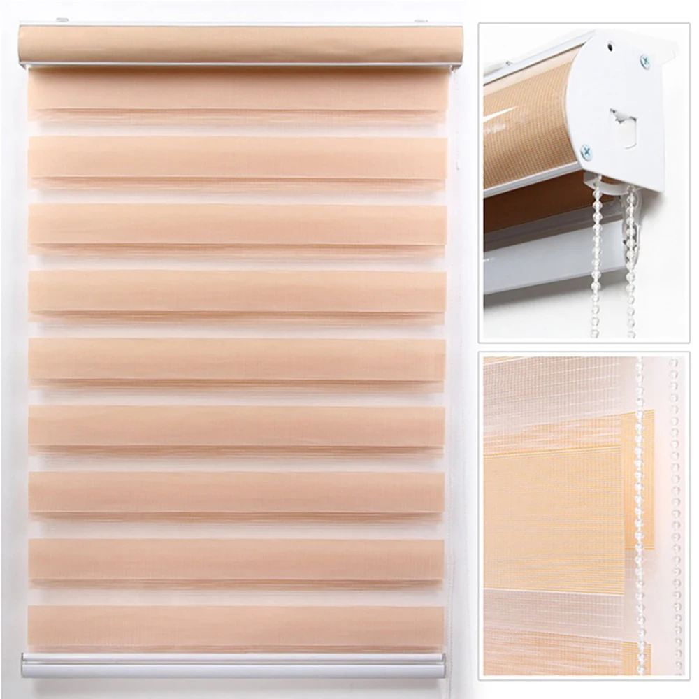 Бесплатная доставка полосатые жалюзи двухслойные Роликовые на заказ