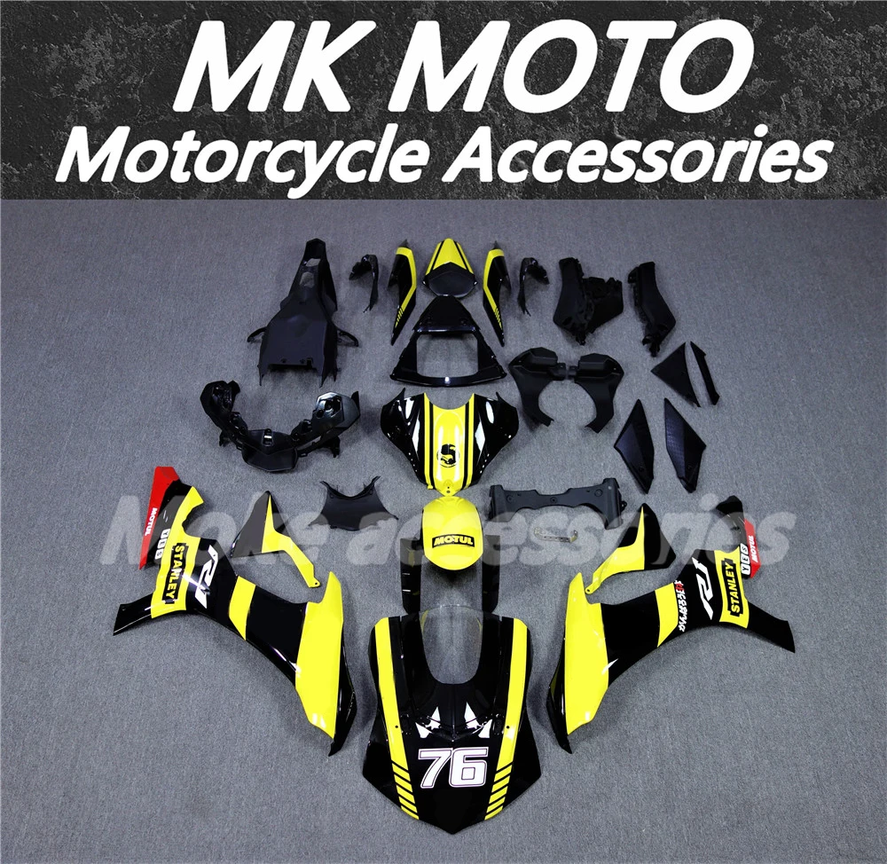 

Motorcycle Fairings Kit Fit For Yzf R1M R1 2015 2016 2017 2018 2019 Bodywork Set High Quality Abs Injection Yellow Black