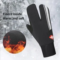 santic new design warm cycling gloves shockproof long finger non slip bicycle riding bike gloves autumnwinter guantes ciclismo