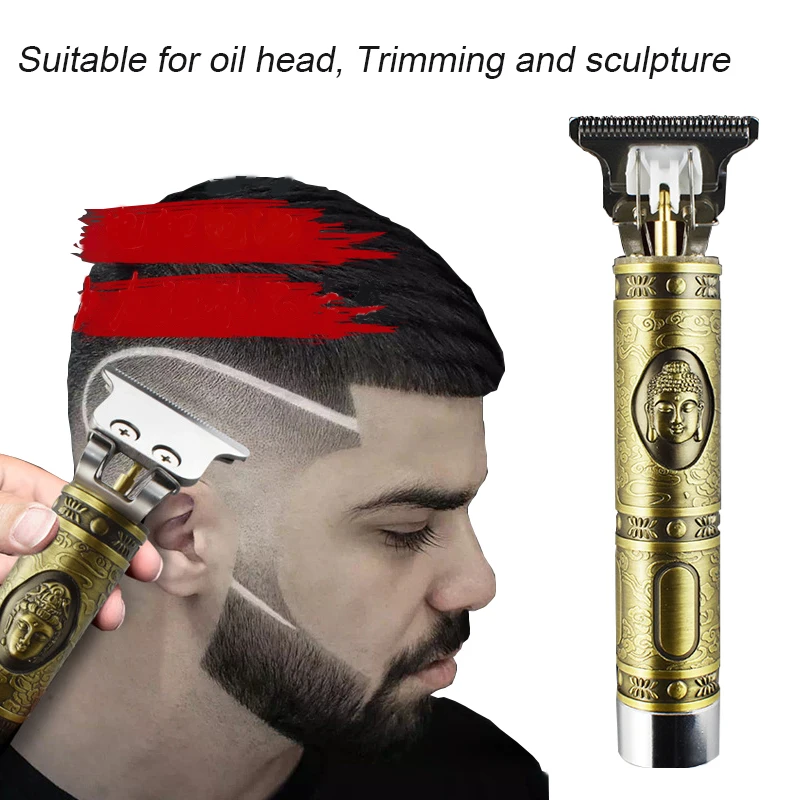 

Hair Clipper Hot Sale Scissors Barber Haircut Sculpture Cutter Rechargeable Razor Trimmer Adjustable Cordless EdgeStyling Tool