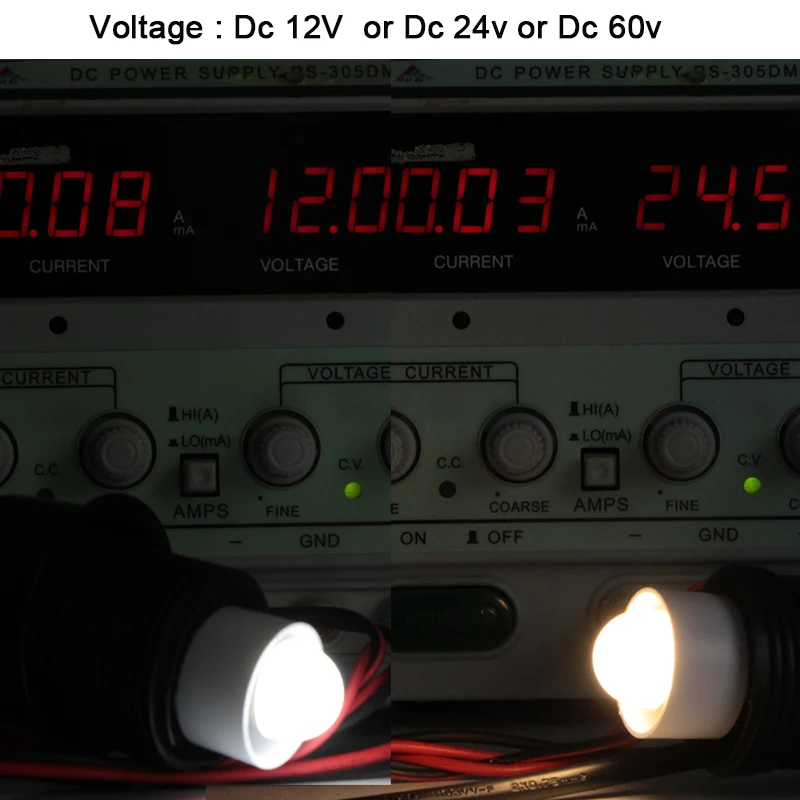 4 шт. bombilla led e14 Ac Dc 12v 24v 60V Мини стеклянный Точечный светильник 1W 12 24 60 вольт