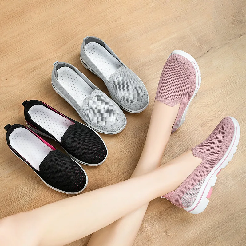 

Old Beijing Cloth Shoes Women 2021 New Flat Bottom Slip-on Women's Shoes round Toe Women's Casual Shoes Foreign02