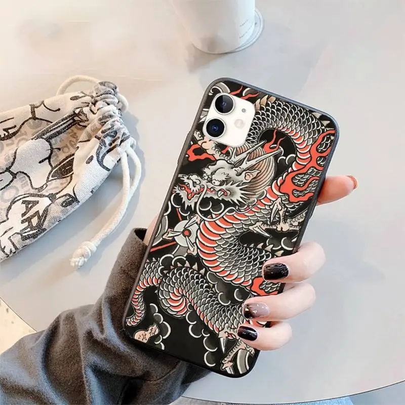 

Red Dragon Phone Case for iPhone 11 12 pro XS MAX 8 7 6 6S Plus X 5S SE 2020 XR mini