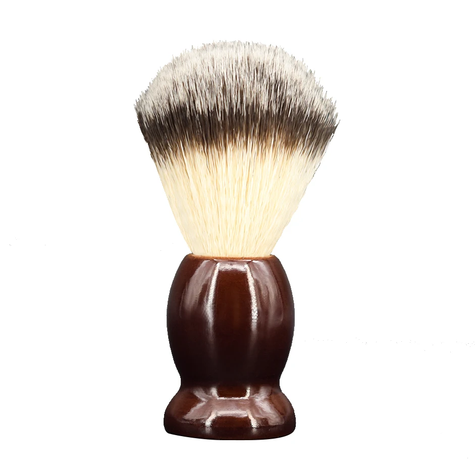 Мужской чистый барсук нейлоновая щетка для бритья деревянная 100% оригинальная