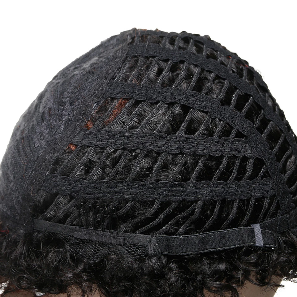 Парики из натуральных волос Trueme Kinky Curly для чернокожих женщин Remy Бразильские