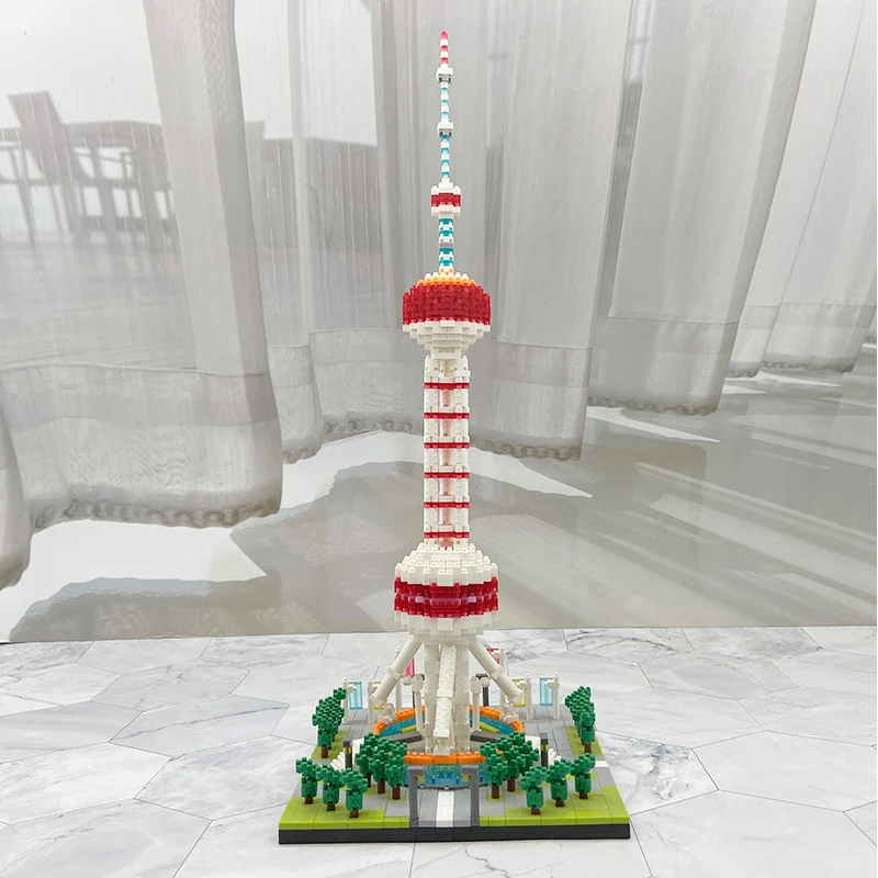 YZ 063 мировая архитектура Восточная жемчужина радио ТВ Башня 3D самодельные