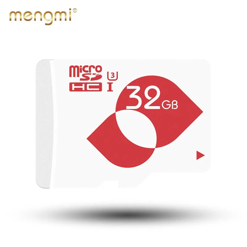 32GB U3 Карта памяти MENGMI microSDHC класса 10 32 Гб TF/Flash Card UHS-I(U1/U3) micro SD карта с бесплатным адаптером для Kindle/Dash камеры - Емкость: 32GB U3
