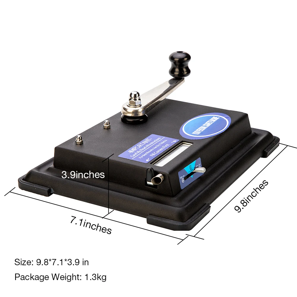 Hand-cranked Tobacco Rolling Machine Cigarette Filling Manual Smoking DIY Tools Maker Roller Men Gadget Gifts | Дом и сад