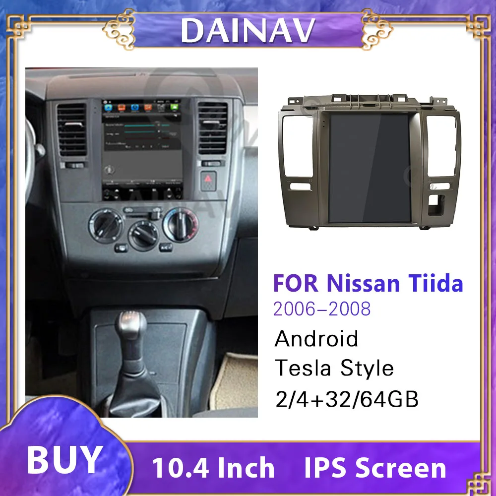 

Vertical Screen Car Radio Stereo For Nissan TIIDA 2006 2007 2008 Car Autoradio GPS Navigation Multimedia DVD player