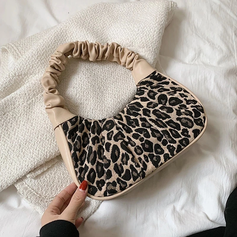 

Женская сумочка-тоут из ПУ кожи, с леопардовым принтом