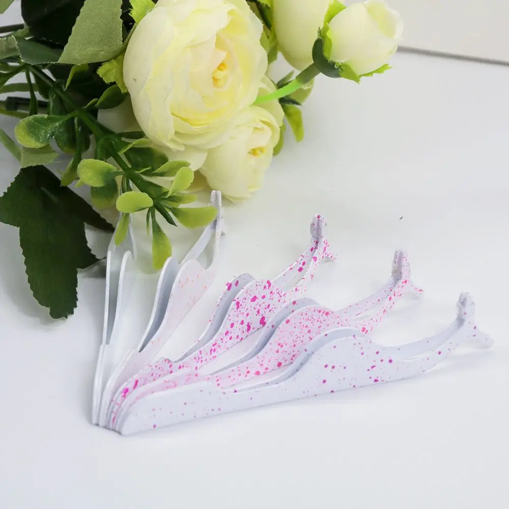 1PC1Pcs пинцеты для накладных ресниц из нержавеющей стали аппликатор для ресниц Щипцы для завивки и наращивания ресниц кусачки Вспомогательный зажим макияж щипцы тоже