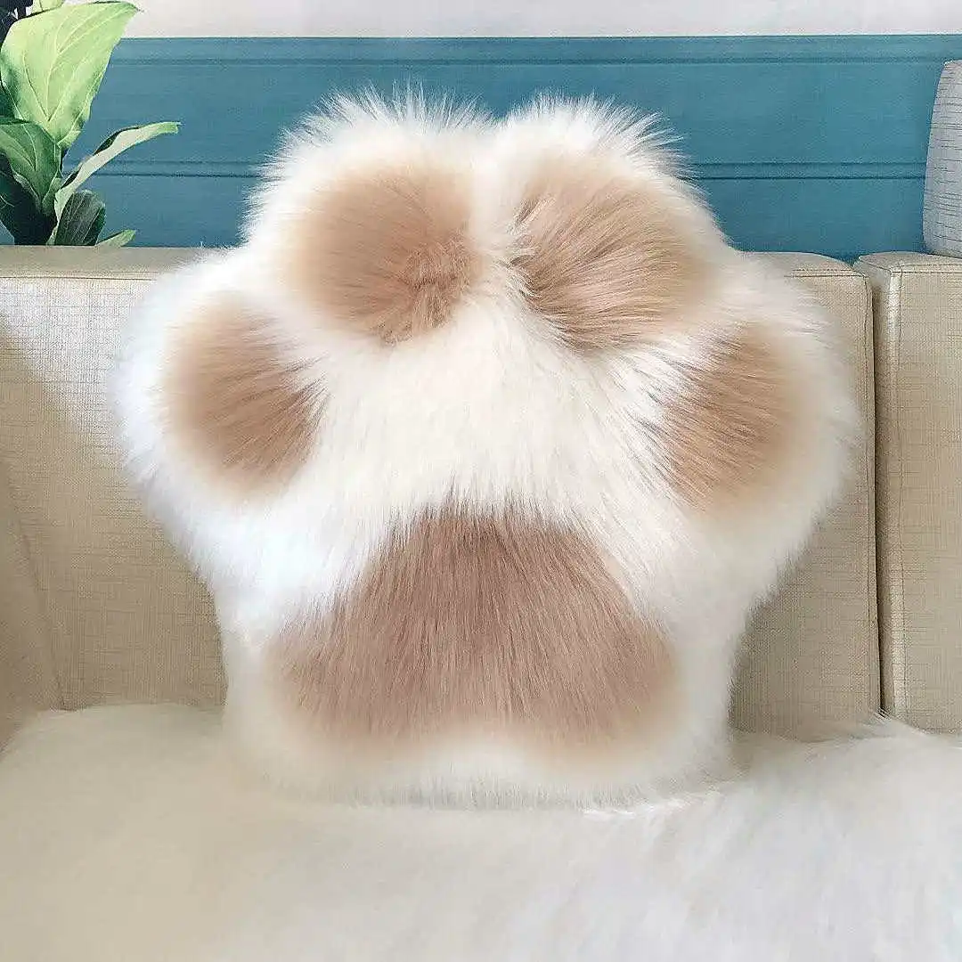 

Christmas Present Cat Paw Pillow Panda Paw Sofa Car Stuffed Toy Birthday Gift For Friends Decor