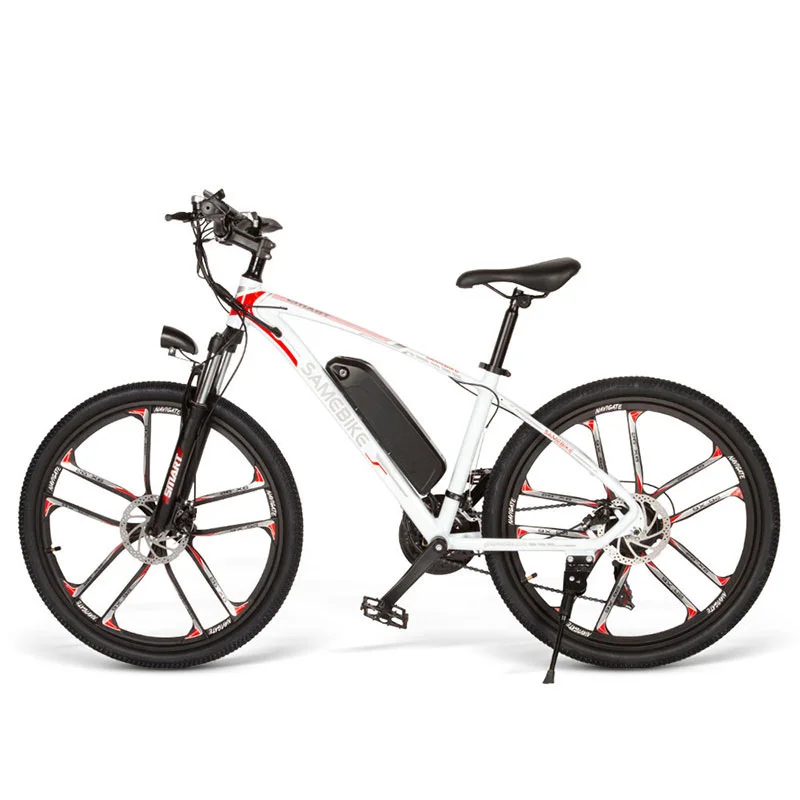 

26 inch 48V8AH 350W aluminum alloy suspension mountain bike SHIMANO 7-speed Magnesium Alloy wheel electric bike