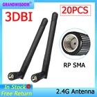 Антенна GRANDWISDOM 3dbi sma беспроводная, 2,4 ГГц, 2,4 ГГц, 20 шт.