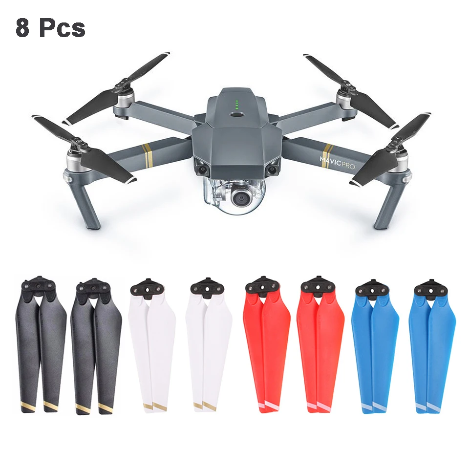 8 шт. Пропеллер для дрона DJI Mavic Pro быстросъемный реквизит Складные пропеллеры 8330