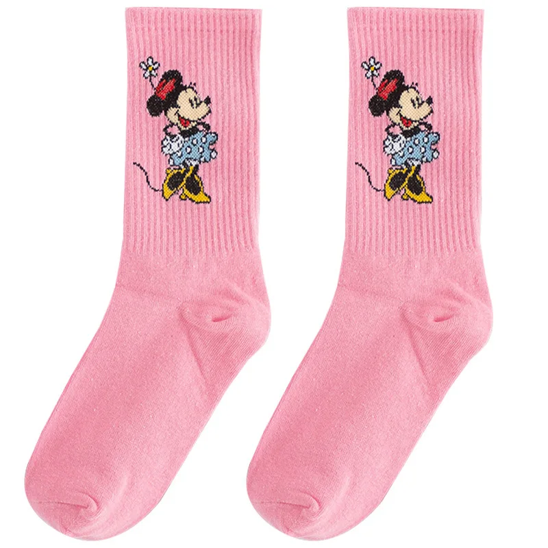 Disney Корейская волна мультфильм милый Микки Минни утки средней длины женские