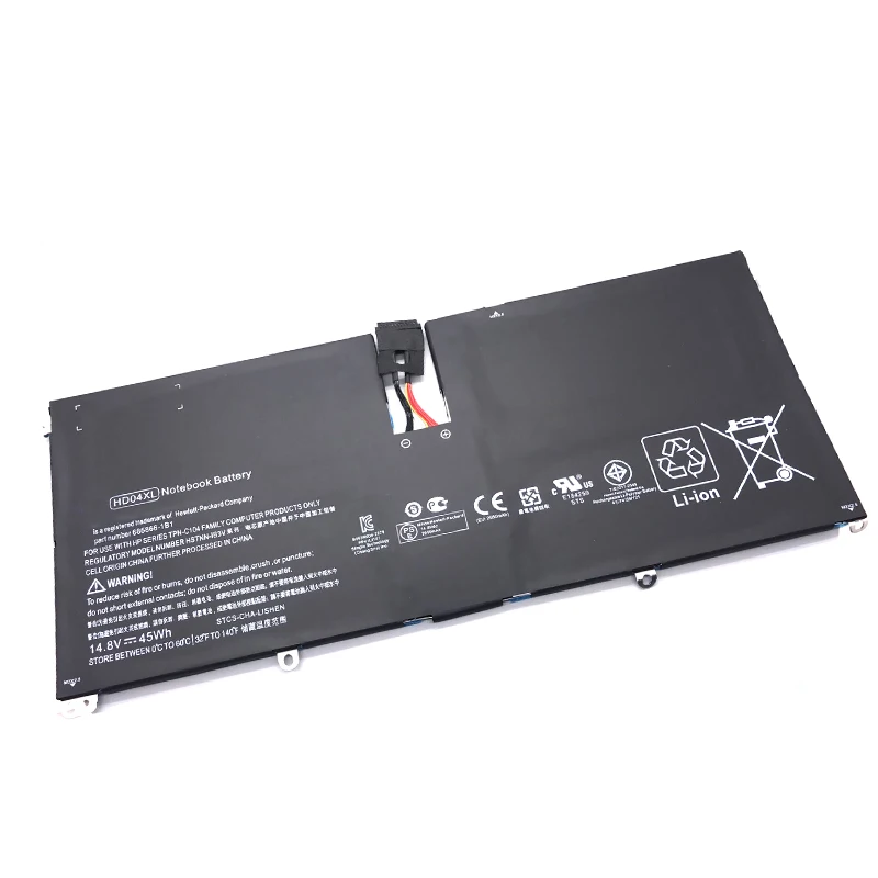 LMDTK Новый HD04XL Аккумулятор для ноутбука HP Envy Spectre XT 13-2000eg 13-2021tu 13-2120tu 13-2113TU Pro 13-b000 |
