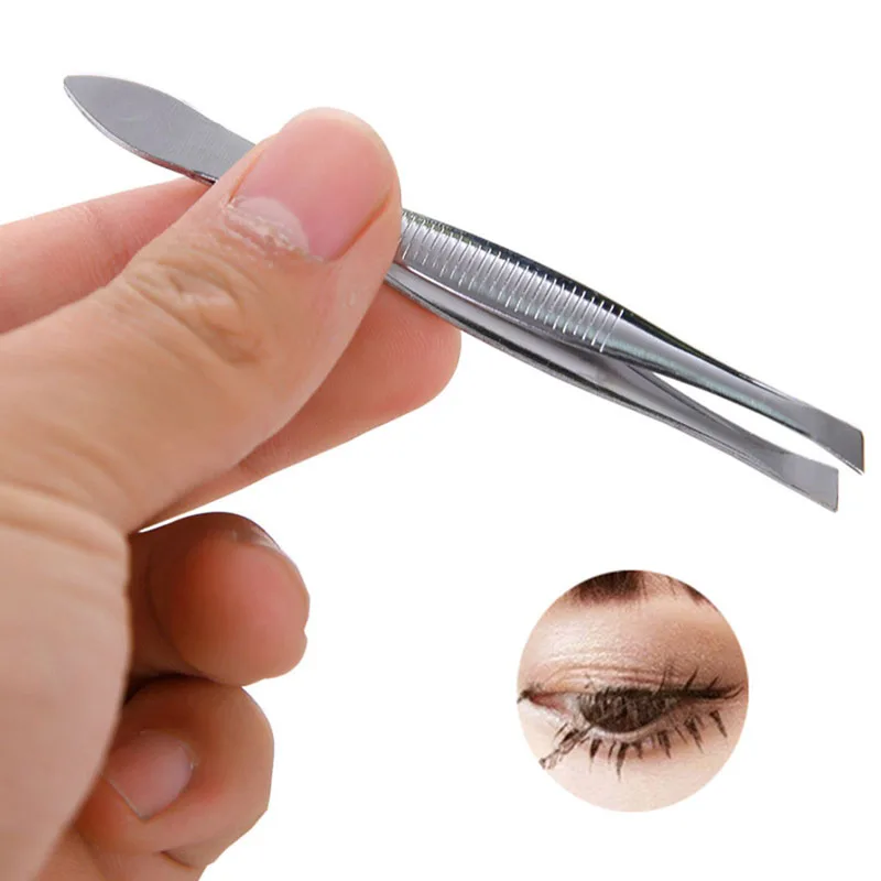 Профессиональный мини пинцет для бровей из нержавеющей стали триммеры зажим