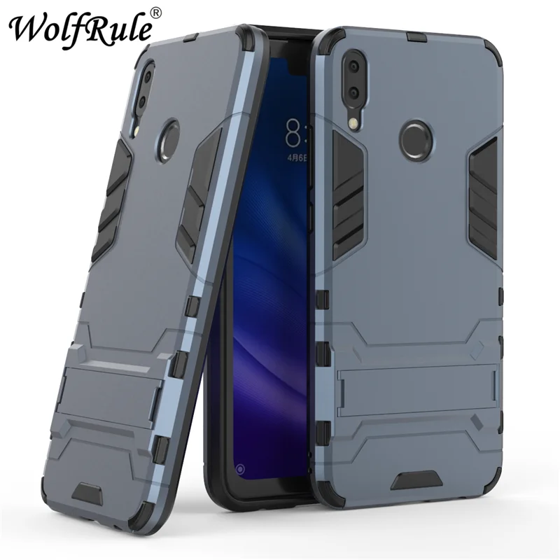

Case Huawei Y9 2019 Cover Soft Rubber + Plastic Kickstand Case For Huawei Y9 2019 Case Phone Shell Huawei Enjoy 9 Plus