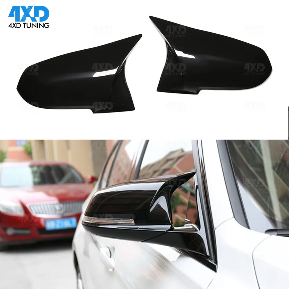 Углеродное волокно Зеркало заднего вида крышка Кепки/Замена для хэтчбеков BMW