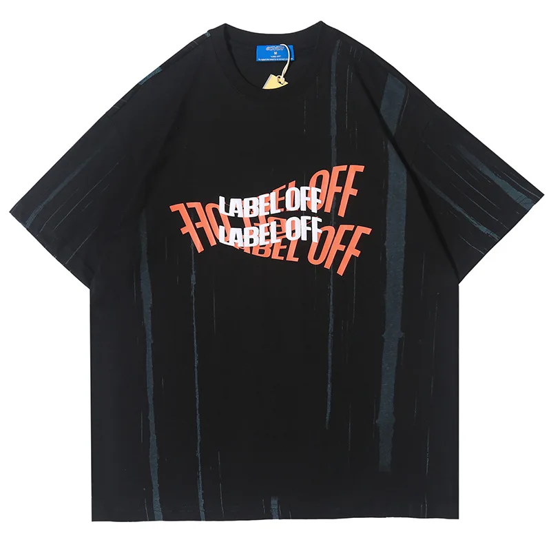 Футболка мужская с коротким рукавом универсальная Простая рубашка в стиле