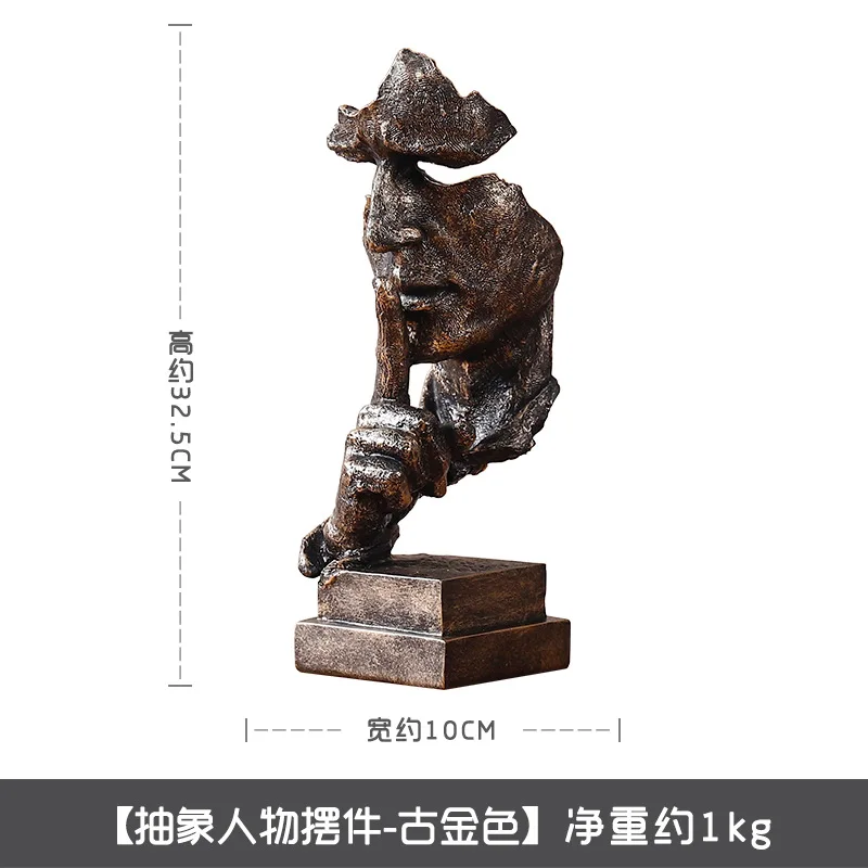 

Abstract Character Crafts Home Decoration, Creative Sculpture Office Living Room Art Decoration Home Decor