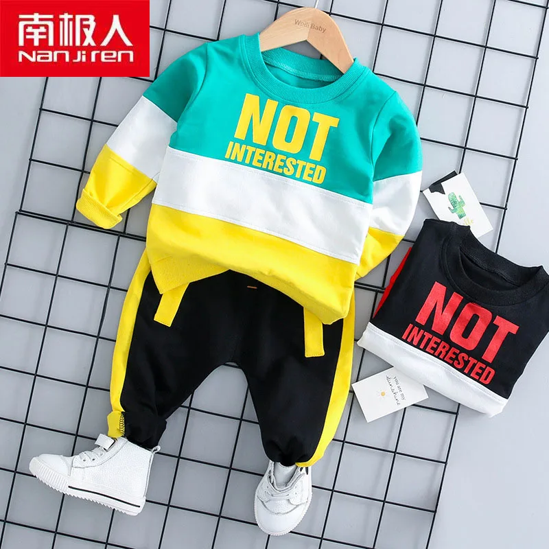 

Nanjiren Kids Clothing Pullovers Casual Clothing Boys And Girls Cotton Fashion Full Sleeve Pajama Set For Children