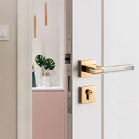 modern crystal door lock mute bedroom lock door handle fashion interior door lock anti theft gate lock furniture hardware