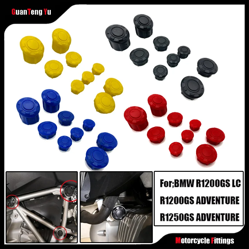 New Frame Hole Cap Motorcycle Frame Decorative Cap Cover  For BMW R1200GS R 1200 GS LC Adventure ADV R1250GS R1250GSA 2014-2021