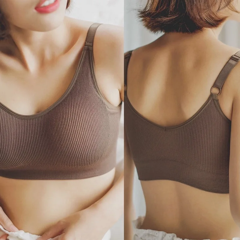 Новинка модный спортивный бюстгальтер 6 видов цветов для женщин с подкладкой пуш