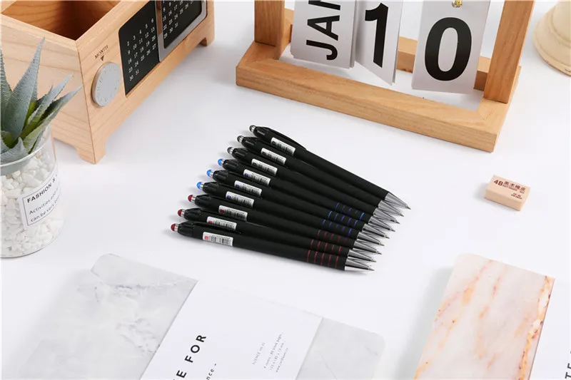 3 шт./лот, 3 цвета, заправка чернил, 0,7 мм, шариковая ручка stylo pennen boligrafos kugelschreiber canetas penna kalem, ручки 03660