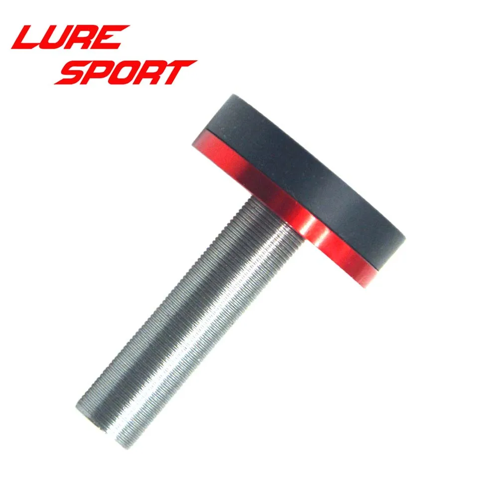 LureSport 4pcs Disassemble Butt End Cap Aluminum Screw Nut Rod Building Component Fishing Pole Repair DIY Accessory