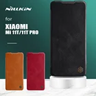 Флип-чехол Nillkin для Xiaomi Mi 11T Pro, кожаный мягкий чехол-кошелек с отделением для карт, чехол для Xiaomi Mi 11T Mi11T Pro