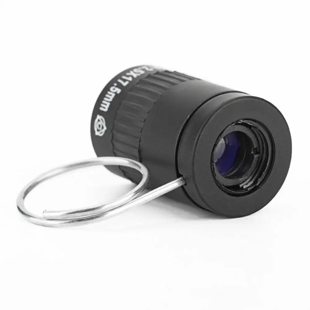 

50% Hot Sale 2.5x17.5mm Mini Telescope Monocular Lens with Knuckle Finger Ring Mini Compact Telescope Climbing Hiking Equipment
