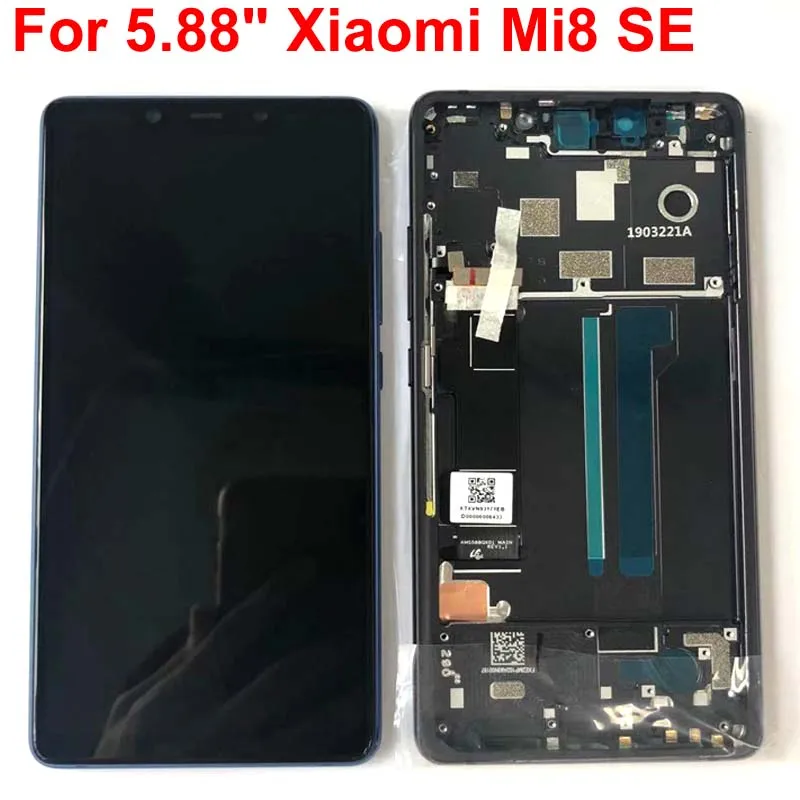 5,88 'для Xiao mi 8 SE mi 8 SE mi 8SE Super Amoled ЖК-дисплей+ сенсорный экран дигитайзер Рамка для mi 8SE lcd