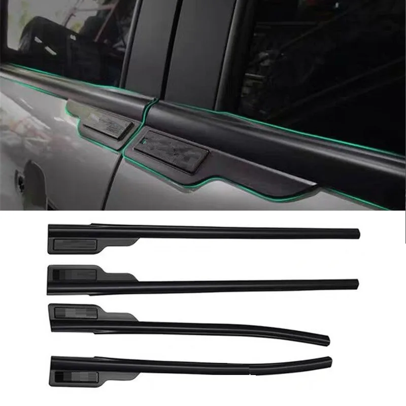 Наружный молдинг хромированный Стайлинг автомобиля наклейка на окно планки