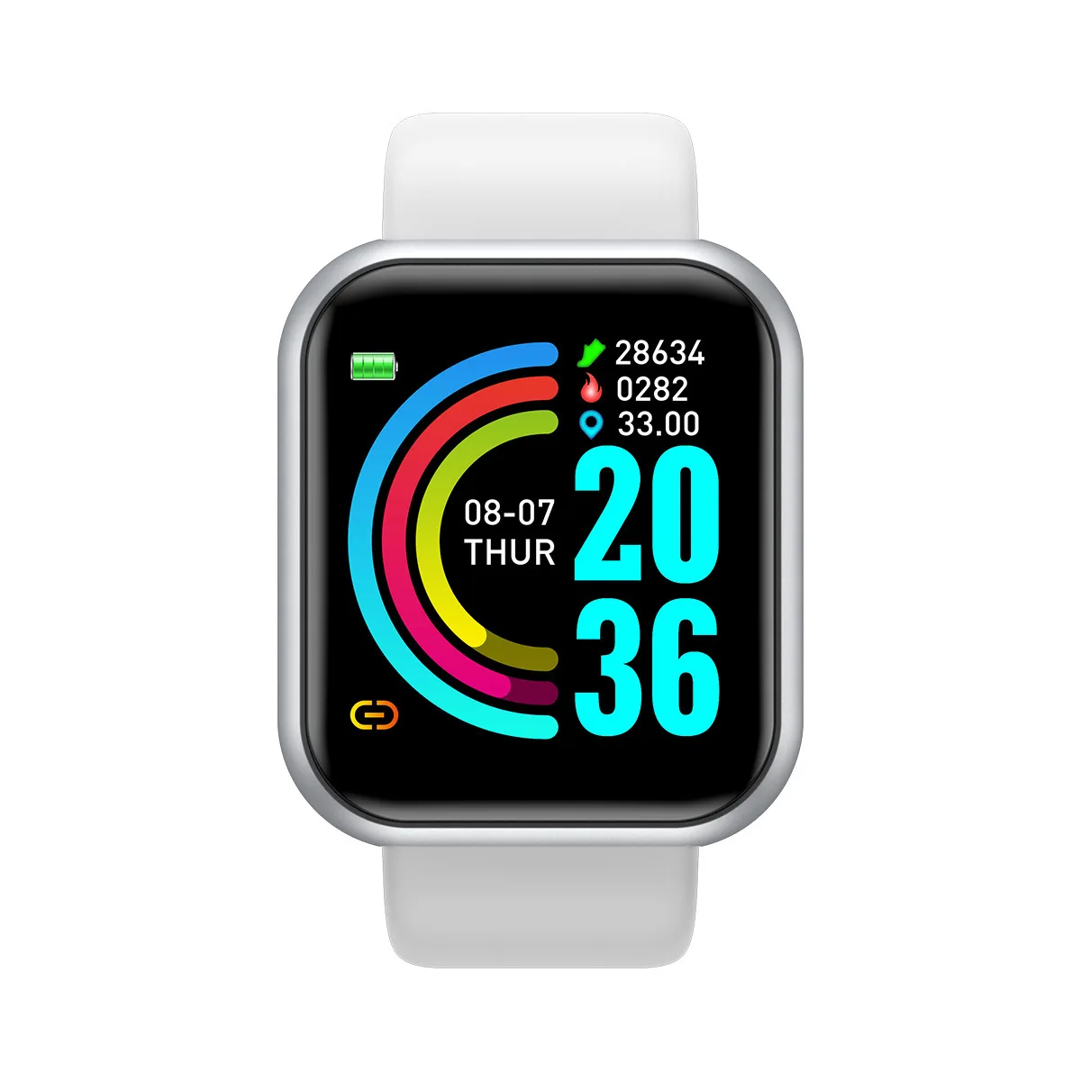 

Y68 smart bracelet heart rate smart bracelet blood pressure exercise Bluetooth watch