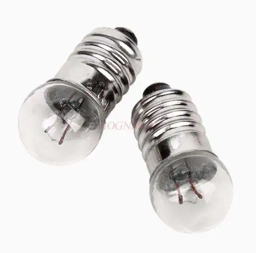 

2pcs Small bulb 2.5v3.8V screw mouth vintage flashlight elementary school junior high school electrical physics experiment