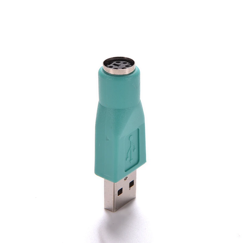 1 шт. USB 2 0 Мужской Для PS2 Женский адаптер конвертер для компьютерная клавиатура